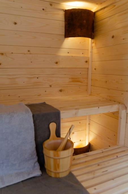 La Cabane Du Cerf Et Son Sauna Attre Exterior photo